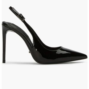 Asti Slingback Pointed Toe Pump black patent leather 
Tony Bianco 6 worn once